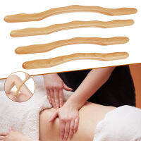 4สไตล์ไม้ Guasha ขูด Stick เครื่องมือนวด Anti Cellulite Body Massager SPA Therapy Tool