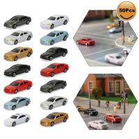 Evemodel 50pcs Mini Model Cars N Scale 1:160 Model Trains Layout Model Plastic Cars C150 Electrical Trade Tools  Testers