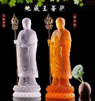 ✳ Ksitigarbha statue Bodhisattva listens to mount temple home worship hall Jiuhuashan desktop ornaments