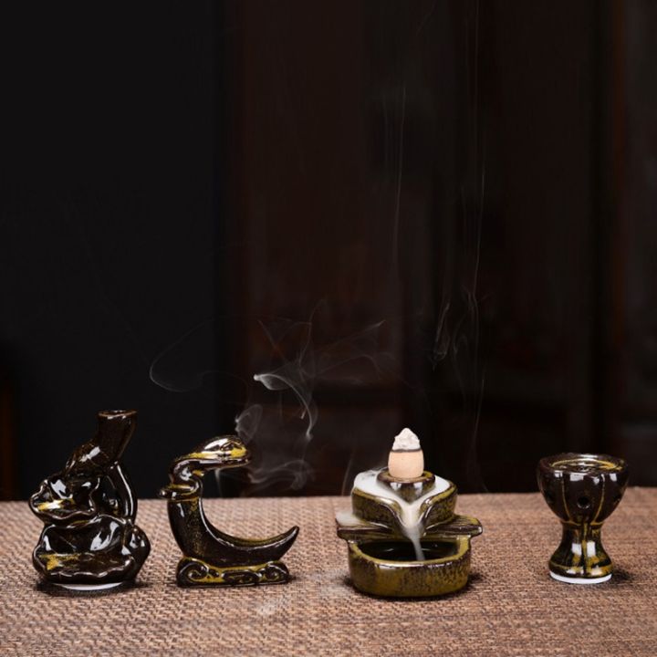Backflow Incense Burner, Ceramic