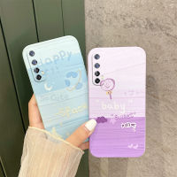 Realme OPPO 7 4G เคสซิลิโคน TPU เคสโทรศัพท์ฝาหลัง Realme 7ทาสีปลอกอ่อน