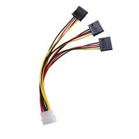 1/3pcs SATA Adapter Cable IDE 4Pin Male To 3 Port SATA Female Splitter Hard Drive Power Supply one to three SATA extension cable