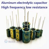 20Pcs high frequency electrolytic capacitor 16V 25V 35V 50V 63V 100V 200V 400V 20 22UF 100UF 220UF 330UF 470UF 680UF 1000UF