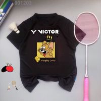 Victor VICTO Quick-Drying Badminton Suits Lovers This Sport Suit Men And Women T-Shirts Leisure Training Shirts