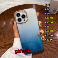 มาใหม่ เคสกากเพชร เคสไล่สี กล้องทอง สำหรับ SAMSUNG A03/A04/A04S/A13 4G/A13 5G/A23/A53 5G/A73 5G/A22 5G พร้อมส่ง งานใหม่ เคสกันกระแทก เคสสีม่วง 014