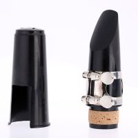 【hot】♣  Clarinet Clarionet Mouthpiece Plastic with Cap Metal Buckle Reed Woodwind instruments Musical instrument accessories parts