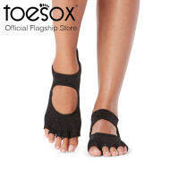 ToeSox โทซอคส์ ถุงเท้ากันลื่นเปิดนิ้วเท้า รุ่น Bellarina (Merry &amp; Motivated Collection)