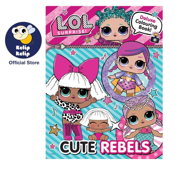 LOL Surprise Cute Rebels Deluxe Colouring Book For Kids 48 Pages | Lazada