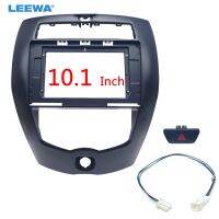 LEEWA Car Stereo 10.1 Inch Big Screen Fascia Frame Adapter For Nissan Livina 2Din Dash Audio Fitting Panel Frame Kit CA6369