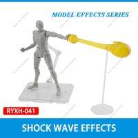 [Toy City] Action Figure Fight Scenes Base Shock Wave Genki Bombs Special Effects Doll Ornament Holder Suitable Display Stands Toy Assembly