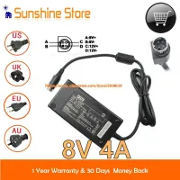 Genuine FDL FDL1204E 2172023 Ac Adapter 12V 1A 8V 4A 36W Dual Output Round with 4 Pin Power Supply