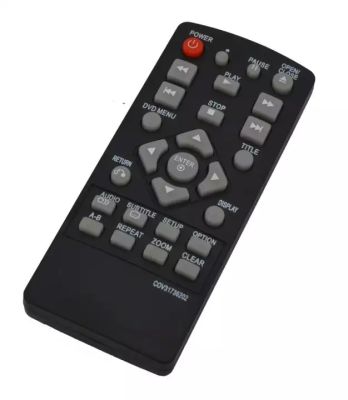 YUHUA ELE รีโมทคอนโทรลใช้ทั่วโลกสำหรับ LG DVD Player,ใช้งานง่าย,รีโมทคอนโทรลใช้ได้กับ LG DP132 DVD Player และอื่นๆ (รุ่น: COV31736202)