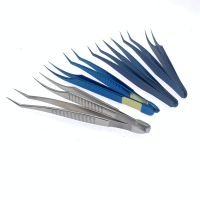 Eyelashes Tweezers Ophthalmic Tweezers Forceps Clamp Forceps Tool Clip Eye  Instruments 1Pc