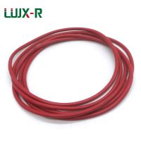 LUJX-R 6 Pcs 5.7 MM O Ring Seal Merah Mesin Cuci Silikon Gasket Kedap Air OD180/185/190/200 /205/215/200 Mm Silikon O-ring Sealing