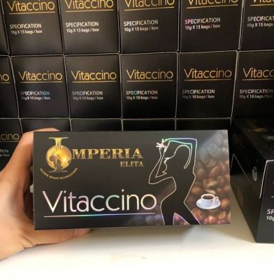 Vitaccino coffee กาแฟดำ ไวแทคชิโน อีริต้า กาแฟ 15 ซอง(1 กล่อง)