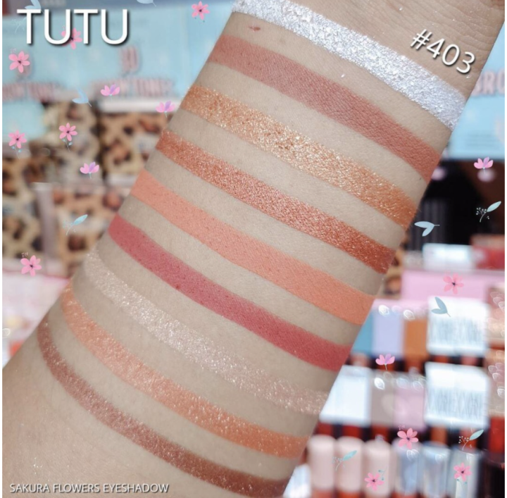 tutu-sukura-flowres-eyeshadow-ของแท้-พร้อมส่ง