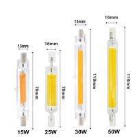 ใหม่ LED R7S 118มิลลิเมตร50วัตต์ Superbright ที่มีประสิทธิภาพสปอตไล78mm118mm AC220V 110โวลต์ซังโคมไฟหลอดไฟหลอดแก้วแทนที่หลอดฮาโลเจนแสง