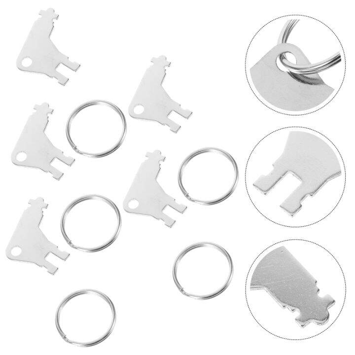 BESTOMZ 5pcs Toilet Paper Dispenser Key Paper Dispenser Key Replacement