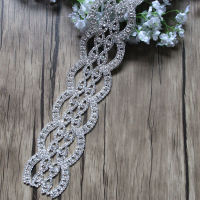 Free Shipping 1yard Crystal Rhinestone Chain Bridal Sash Rhinestone Trim Applique,Rhinestone Trimming DIY Accessories LSRT100