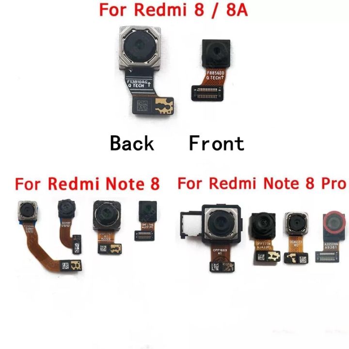 กล้องหลักมองหลังกล้องหน้าหลังแบบออริจินอลใหม่โมดูลกล้องขนาดใหญ่ Flex สำหรับ Redmi 8 8A Note 8 Pro