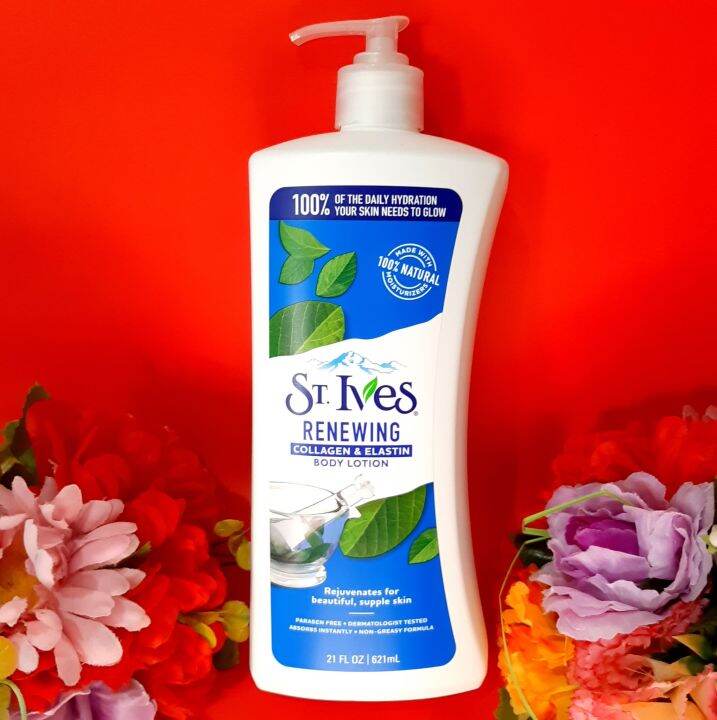 St. Ives Skin Renewing Collagen Elastin Body Lotion 621 mL Lazada PH