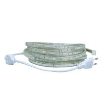 【LZ】 SMD 5050 AC 220V high bright led strip flexible light 1M/2M/3M/4M/5M/6M/7M/8M/10M With Power Plug 60 leds/m Waterproof led light