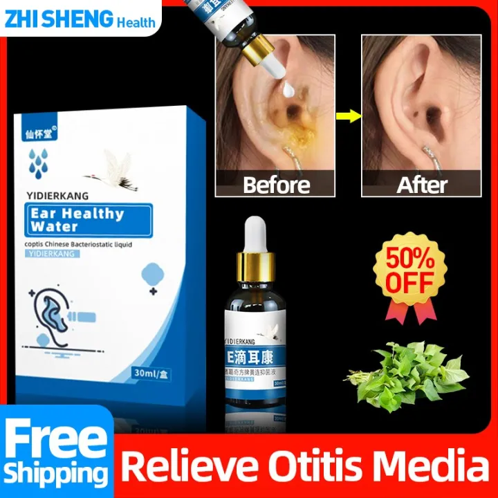 30ml Ear Cleaner Healthy Water Ears Drops Infection Acute Otitis Media