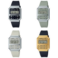 Casio Standard นาฬิกาข้อมือผู้หญิง สายเรซิ่น รุ่น   A100,A100WEF,A100WEFG  (A100WEF-1A,A100WEF-3A,A100WEF-8A,A100WEFG-9A)