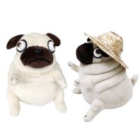 【YF】 14cm Pig the Elf Fat Pug Plush Toys kawaii Sitting Dogs Toy Stuffed Dolls  for Kids Children Birthday Gift