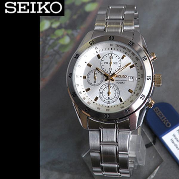 seiko-นาฬิกาข้อมือผู้ชาย-chronograph-sndc45p1-white