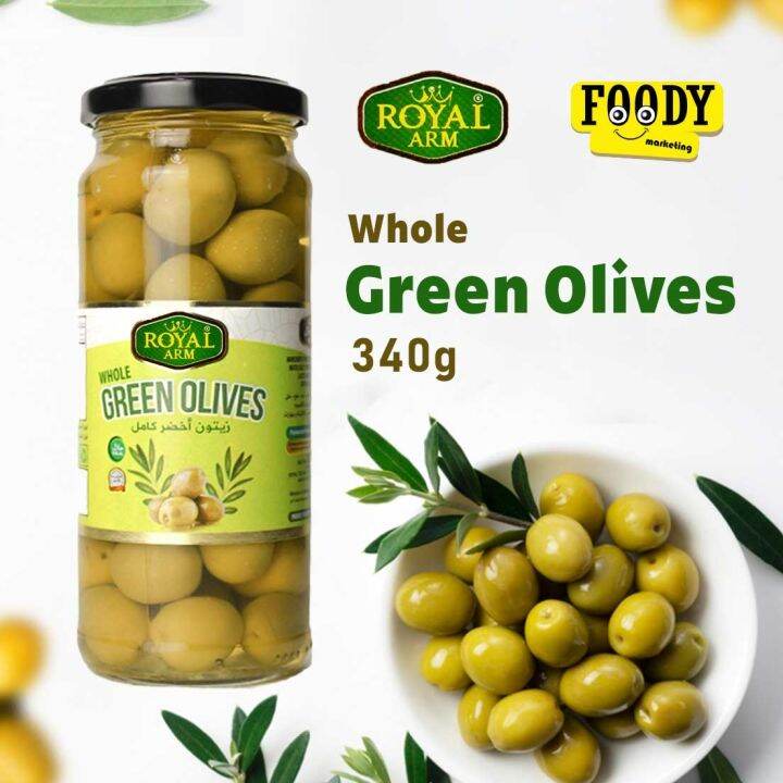 Pitted Green Olives/Whole Green Olives/Whole Black Olives/Mixed Veg Pickle/Cucumber Pickle WADI