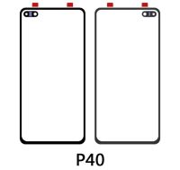 【Best value for money】 1pcs touch screen for p40 pro p30pro nova 5 6 se 7 pro v30 touch panel sensor digitizer front glass outer with oca