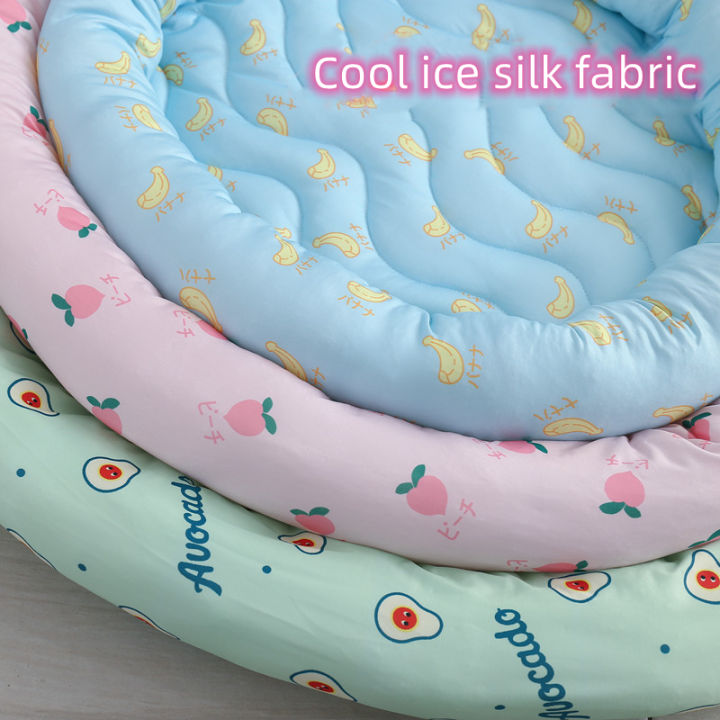 summer-hamster-bed-cotton-cushion-sleep-nest-small-medium-ice-silk-cool-mat-hamster-house-guinea-pig-cage-cooling-matress