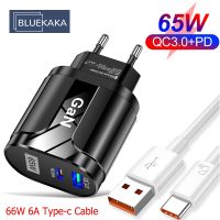 Hjghfhf 65W แท็บเล็ตที่ชาร์จเร็วสำหรับ USB GaN QC 3.0ชาร์จ iPhone ประเภท C ชาร์จได้13 11