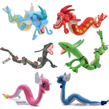 80cm High Quality Cute Rayquaza Plush Toy Shiny Pokemon Black