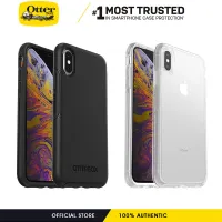 OtterBox Symmetry Series Case สำหรับ iPhone 14 Pro Max / iPhone 13 Pro Max / iPhone 12 Pro Max / iPhone 11 Pro Max / Xr/iphone X/iphone XS Max เคสโทรศัพท์สีดำใส | ต้นฉบับของแท้