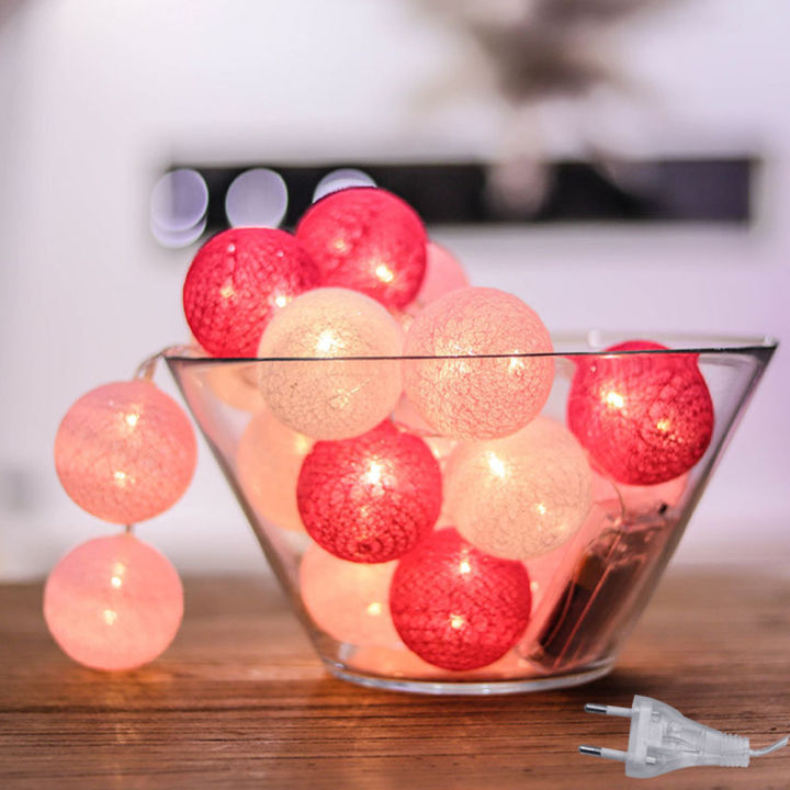 hot-3m-20led-eu-220v-cotton-ball-light-string-กลางแจ้ง-garland-light-วันหยุดงานแต่งงาน-christmas-party-ห้องนอน-fairy-ไฟ-decor