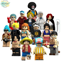 (Spot next day delivery)15ชิ้นความสูงประมาณ5ซม. ชุดหนึ่งชิ้นของเล่นลูฟี่ชอปเปอร์ Ace Shanks Whitebeard Karp Doll ของเล่นบล็อคก่อสร้างสร้างสรรค์บล็อคก่อสร้างหุ่นตุ๊กตา THF021