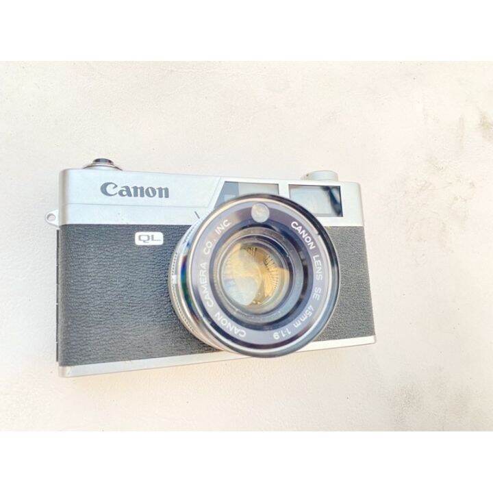 กล้องฟิล์ม-canon-ql19-สภาพสวยของแถมเยอะมาก