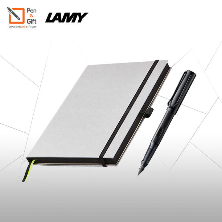 set-lamy-al-star-hardcover-notebook-a5-fountain-pen-nib-f-with-lamy-gift-box-ชุดสมุดโน๊ตปกแข็ง-a5-ปากกาหมึกซึม-ลามี่-ออลสตาร์-หัว-f-0-5-มม-พร้อมกล่องของขวัญลามี่-สมุดจดบันทึก-สมุดไดอารี่-สมุดแพลนเนอร์