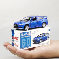 1:41 Scale Alloy Diecast Metal Car Model For MITSUBISHI LANCER Collection Pull Back Toys