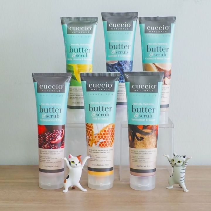 butter-amp-scrub-cuccio-ครีมสครับขัดผิว-พร้อมสารบำรุง-ช่วยให้ผิวนุ่มน่าสัมผัส-นำเข้า-จาก-usa