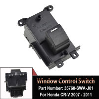 35760-SWA-J01ผู้โดยสารด้านพลังงานหน้าต่างโท Contorl สวิทช์สำหรับฮอนด้า CRV 2007 2008 2009-2011หน้าต่างไฟฟ้ายกปุ่ม