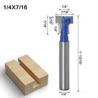 1ชิ้น1/4 6มิลลิเมตรก้าน T-Slot เครื่องตัดกุญแจเราเตอร์ไม้ตะใบเล็บกรอบคัทเตอร์ใช้กับไม้สายฟ้าหกเหลี่ยมเครื่องตัดบด Cnc ช่อง