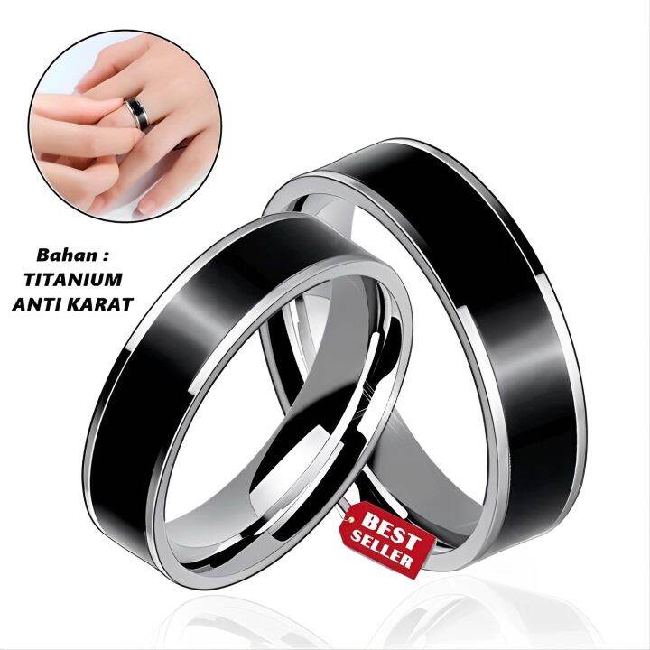 kemstone baja anti karat kreatif colorful pola cincin keperakan pria perhiasan keren