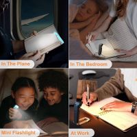 Reading Light Portable Rechargeable Book Light for Reading At Night in Bed,Timer for Kids Night Book Reading Lover