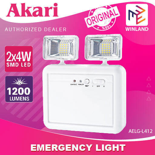 AKARI by Winland LED Heavy Duty Handy Emergency Light 2 Watts x 4 Watts