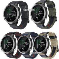 ◊ 20mm utkany Nylon pasek zastępczy pasek sportowy dla Garmin Vivoactive 3 /Venu kw/Venu/forerunner245 245M 645 645M/Vivomove HR