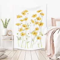 【cw】Cilected New INS Flower Wall Tapestry Home Decor Hanging Cloth Art Hanging Painting Tapestry On The Wall