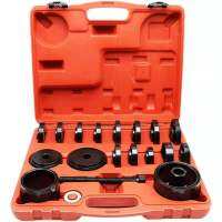 23Pcs FWD Front Wheel Drive Bearing Press Kit Removal Adapter Puller Pulley Tool Kits